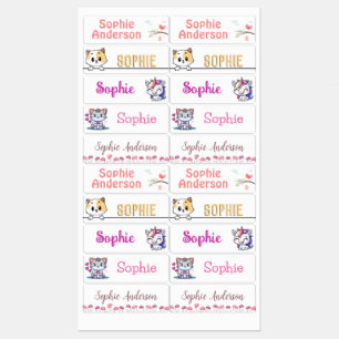 Étiquettes personnalisées étanches pour enfants