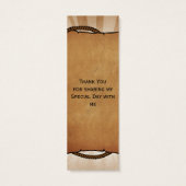 étiquettes personnalisées occidentales de cadeau (Dos)