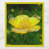 Étiquettes personnalisées pour bouteilles de Bouto (Étiquettes simples)