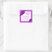 Étiquettes personnalisés pour confiture de raisins (Sac)