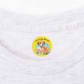 Étiquettes Petits Poches De Chiot Mignonne Grand Amour (Apposé)