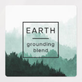 Étiquettes pétroliers essentiels Terre, Soleil et  (Design 1)