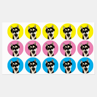 Étiquettes Phoenix de la feuille d'autocollants Husky