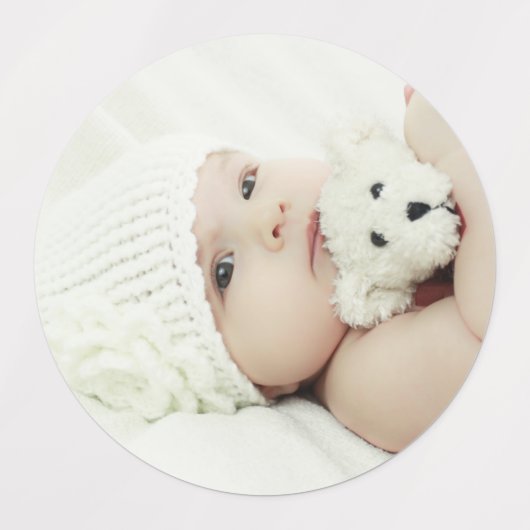 Étiquettes Photo personnalisée (Design 1)