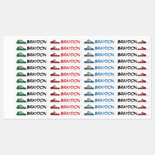 Étiquettes Pilotes de singes (Feuille)