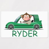 Étiquettes Pilotes de singes (Design 1)