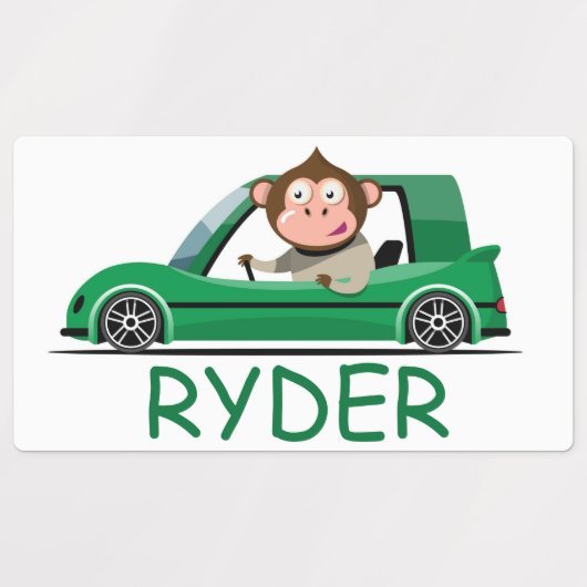 Étiquettes Pilotes de singes (Design 1)