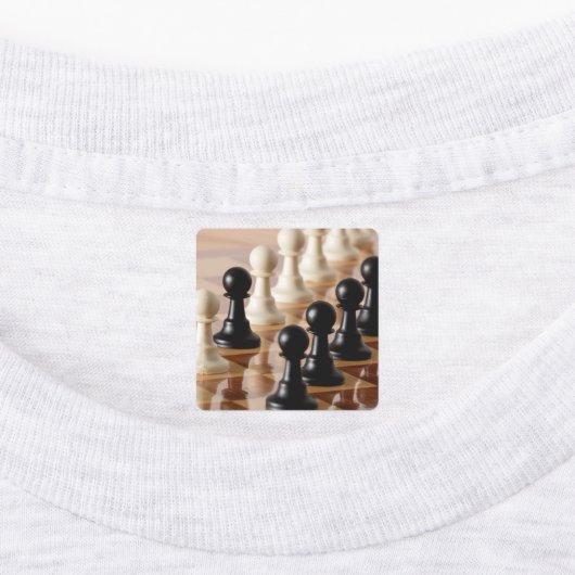 Étiquettes Pions sur le tableau d'échecs (Apposé)