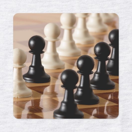 Étiquettes Pions sur le tableau d'échecs (Design 1)