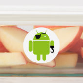 Étiquettes Pirates robotiques Android (Apposé)