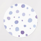 Étiquettes pois peint à la main (Design 2)