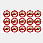 Étiquettes Poivrons chicanés (Feuille)