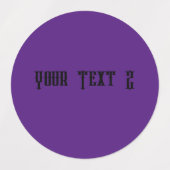 Étiquettes police phoenix Bold (Design 2)