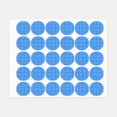 Étiquettes Polka dot (Feuille)