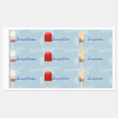 Étiquettes Popsicle Avec Nom (Feuille)