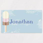 Étiquettes Popsicle Avec Nom (Design 1)