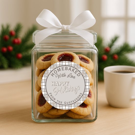Étiquettes pour biscuits de Noël faits maison pers