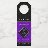 Étiquettes Pour Bouteilles 12ème anniversaire de la Mariage de soie (Dos)