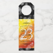 Étiquettes Pour Bouteilles 23e anniversaire de Mariage de Topaz impérial (Devant)