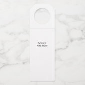 Étiquettes Pour Bouteilles 60 et fabuleux 60e anniversaire (Dos)