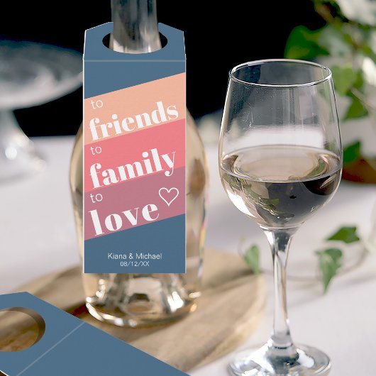 Étiquettes Pour Bouteilles À amis Famille Amour Mariage ID822