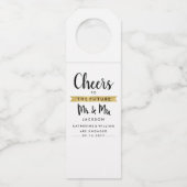 Étiquettes Pour Bouteilles À l'avenir M. et Mme Custom (Devant)