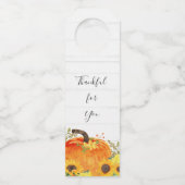 Étiquettes Pour Bouteilles Action de grâce pour vous (Devant)
