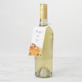 Étiquettes Pour Bouteilles Action de grâce pour vous (Incliné)