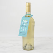 Étiquettes Pour Bouteilles Allumons les bougies | Un Hanukkah drôle (Incliné)