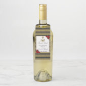 Étiquettes Pour Bouteilles Ancre Naútíque Or Bandes Noires (Sur bouteille)