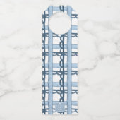 Étiquettes Pour Bouteilles Aquarelle Casse-monogramme Noël (Dos)