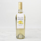 Étiquettes Pour Bouteilles Aquarelle Lemons Limoncello Mariage (Sur bouteille)