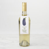 Étiquettes Pour Bouteilles Aquarelle Organique (Sur bouteille)