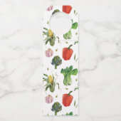 Étiquettes Pour Bouteilles Aquarelle Organique (Dos)