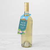 Étiquettes Pour Bouteilles Australie tropicale Kakadu inspiré (Incliné)