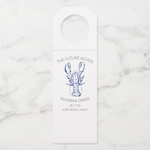 Étiquettes Pour Bouteilles Autocollant de dîner de répétition de mariage homa