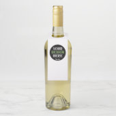 Étiquettes Pour Bouteilles baiser personnalisé, unique, élégant et minimalist (Sur bouteille)