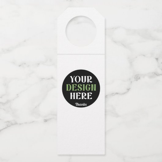 Étiquettes Pour Bouteilles baiser personnalisé, unique, élégant et minimalist (Devant)