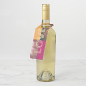 Étiquettes Pour Bouteilles Balises de porte-bouteilles, matte standard (Incliné)