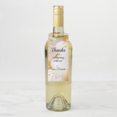 Étiquettes Pour Bouteilles Ballons en Or (Sur bouteille)