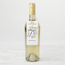 Beau Pastel Floral 75e ANNIVERSAIRE