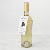 Étiquettes Pour Bouteilles Bienvenue au mariage de l'État de Rhode Island (Incliné)