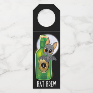 Étiquettes Pour Bouteilles Bière d'Halloween - Voir au verso -