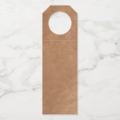 Étiquettes Pour Bouteilles Boho Oasis Anniversaire Floral ID959 (Dos)