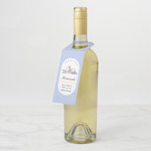 Étiquettes Pour Bouteilles Bouteille de mariage limoncello élégante moderne a (Incliné)