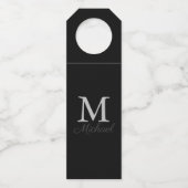 Étiquettes Pour Bouteilles Brouillard léger Monogramme (Dos)