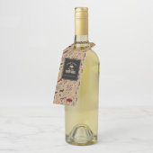 Étiquettes Pour Bouteilles Buffalo Adventures Wears Warm Kraft Red ID599 (Incliné)