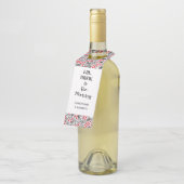 Étiquettes Pour Bouteilles Cadeau de vacances Floral Berries (Incliné)