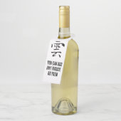 Étiquettes Pour Bouteilles Calligraphie chinoise classique-Cloud-# 001- (Incliné)