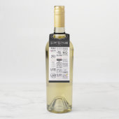 Étiquettes Pour Bouteilles Carte de visite vin SC (Sur bouteille)